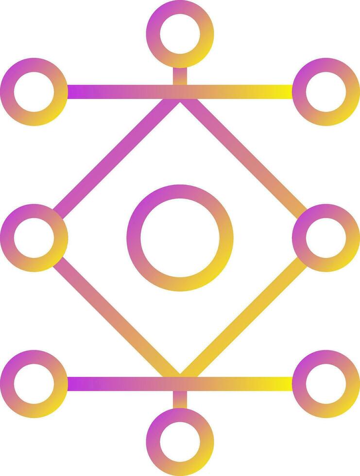 Network Analysis Vector Icon