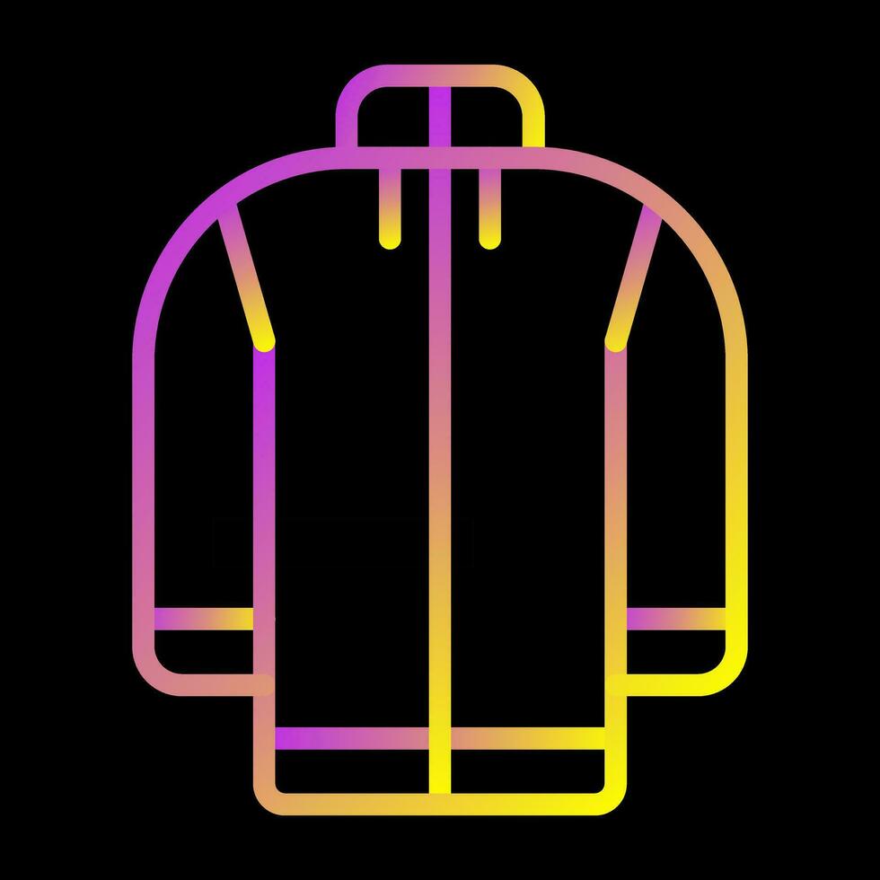 Fleece jacket Vector Icon