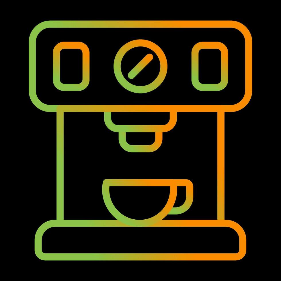 Coffee Maker with Wi-Fi Vector Icon