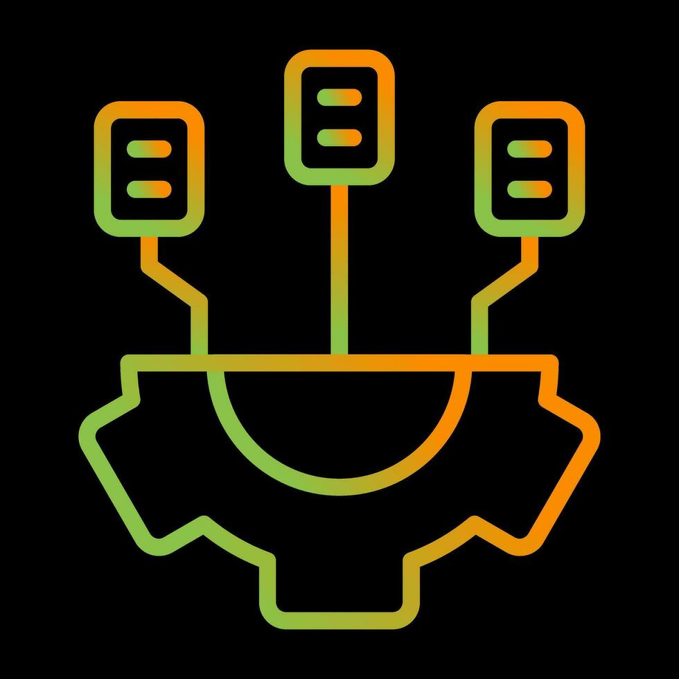 Infrastructure as a Service Vector Icon
