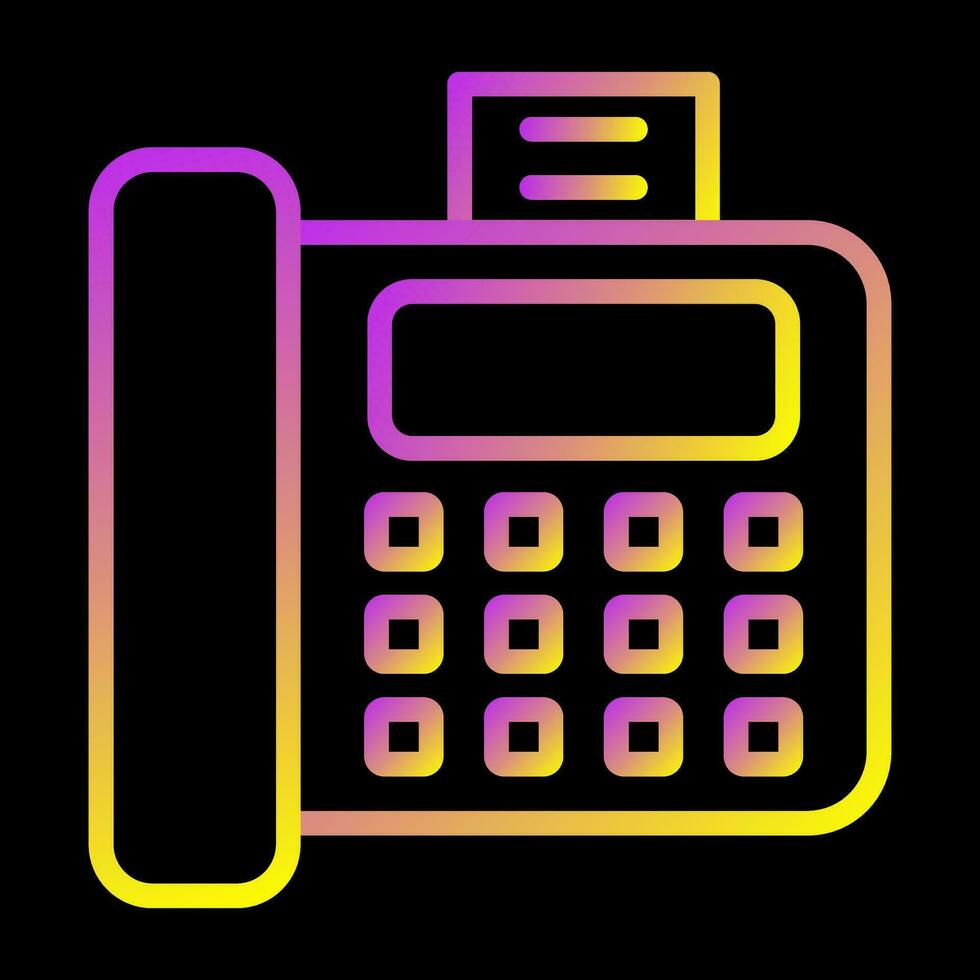 Fax Machine Vector Icon