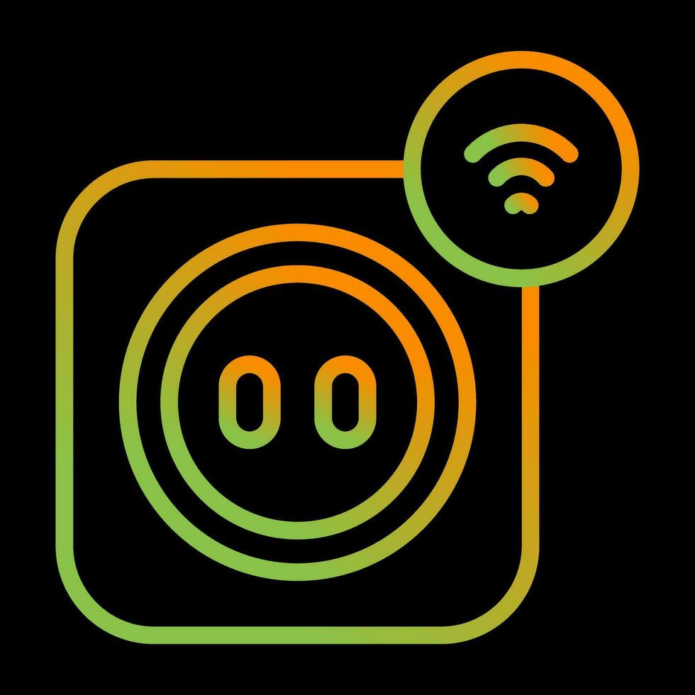 Smart Plug Vector Icon