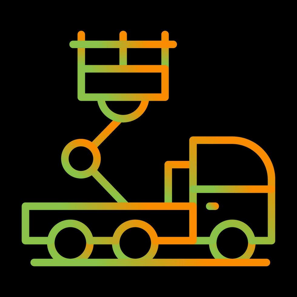 Ladder Truck Vector Icon