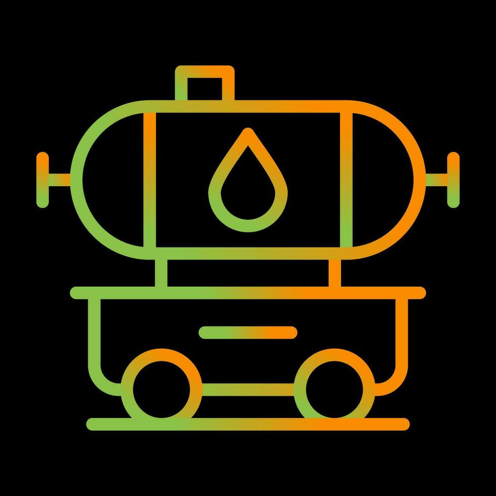 Tanker Truck Vector Icon