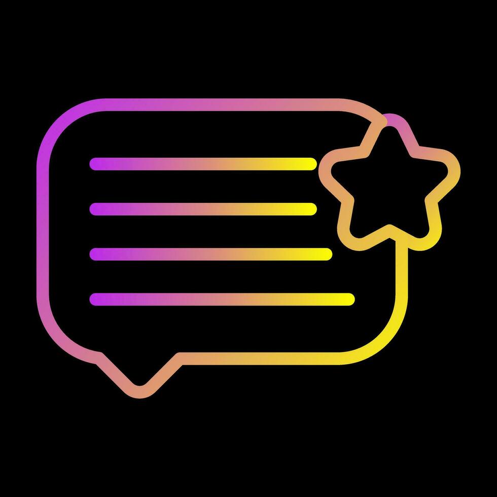 Feedback Vector Icon
