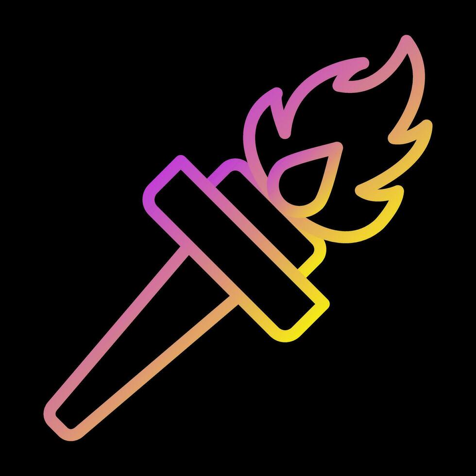 Torch Vector Icon
