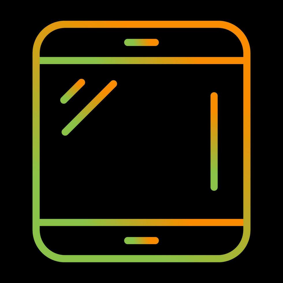 icono de vector de tableta