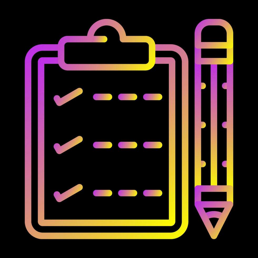Writing pad Vector Icon