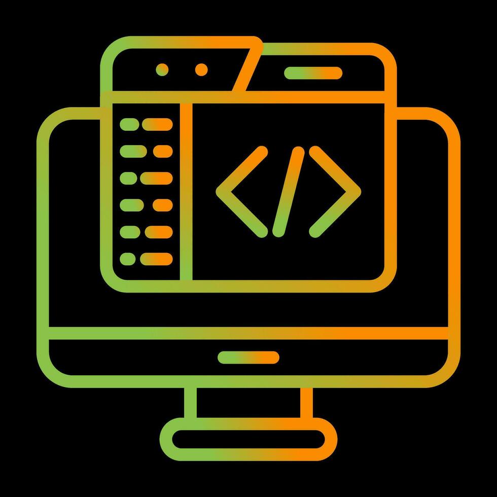 Code Editor Vector Icon