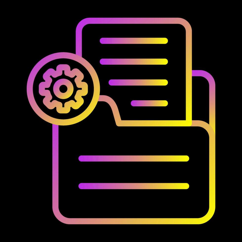 Document Settings Vector Icon