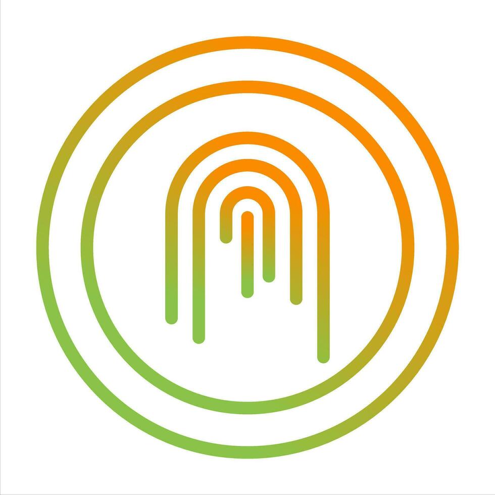 Fingerprint Vector Icon