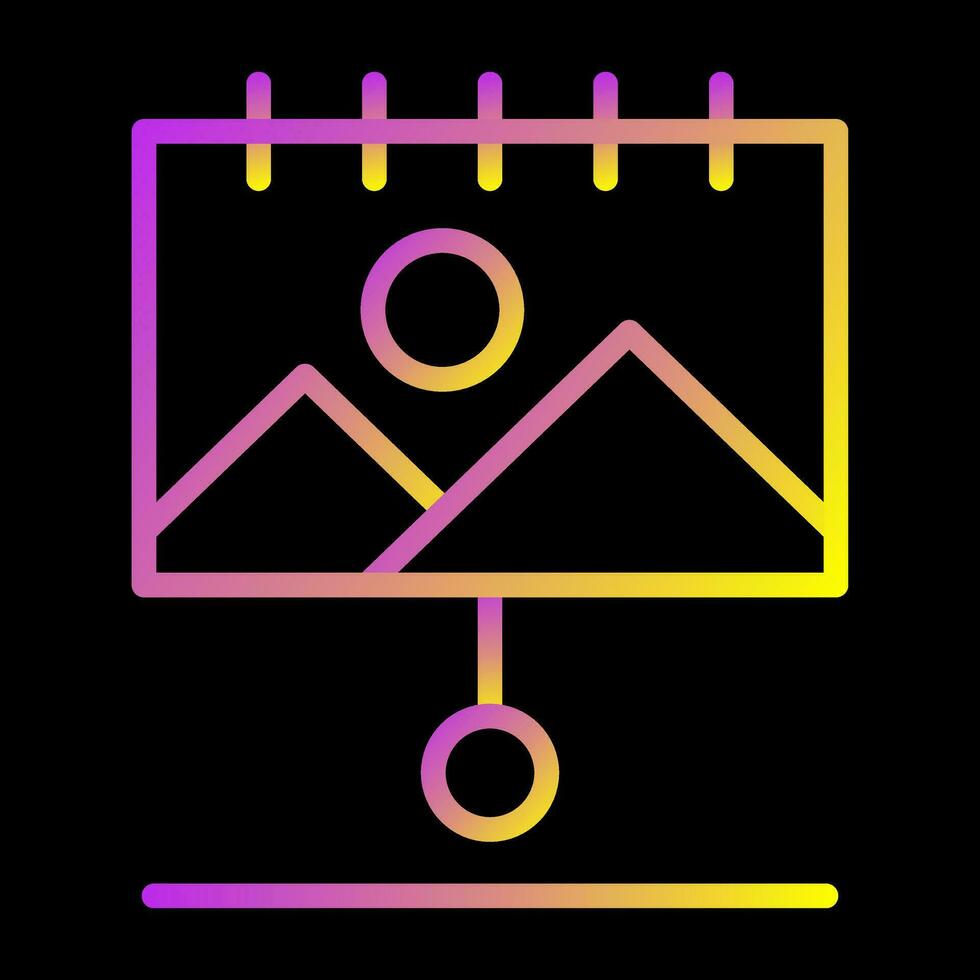 Canvas Vector Icon