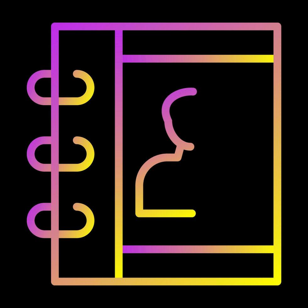 Sketchbook Vector Icon