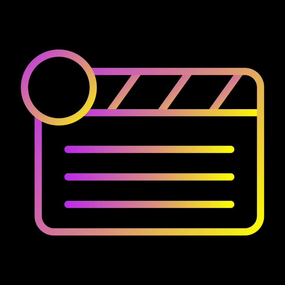 Clapper Board Vector Icon