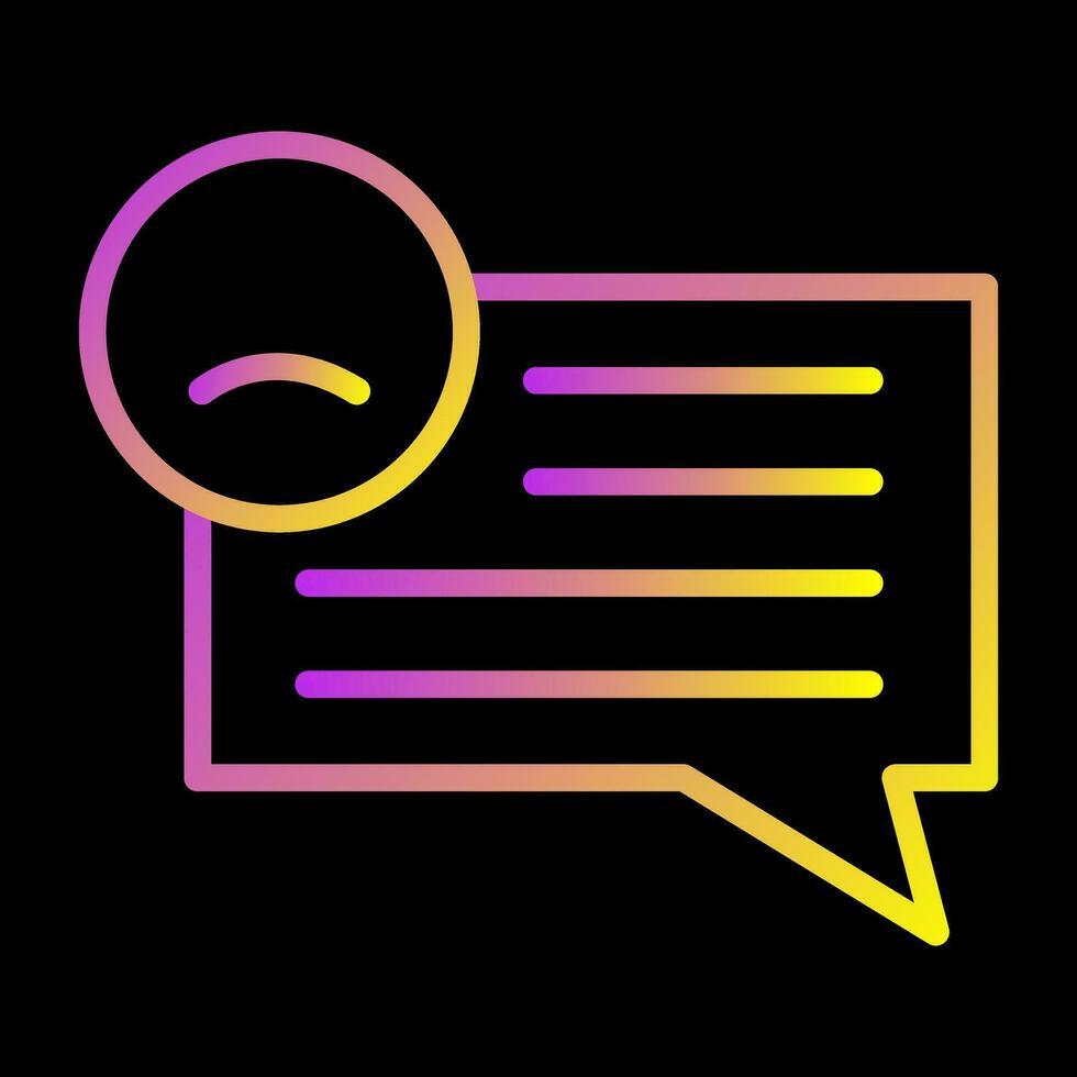 Customer Dissatisfaction Vector Icon