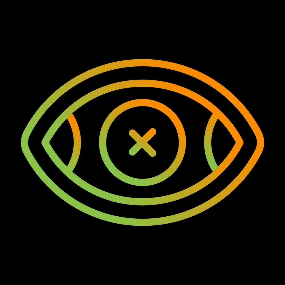Eye Crossed Vector Icon