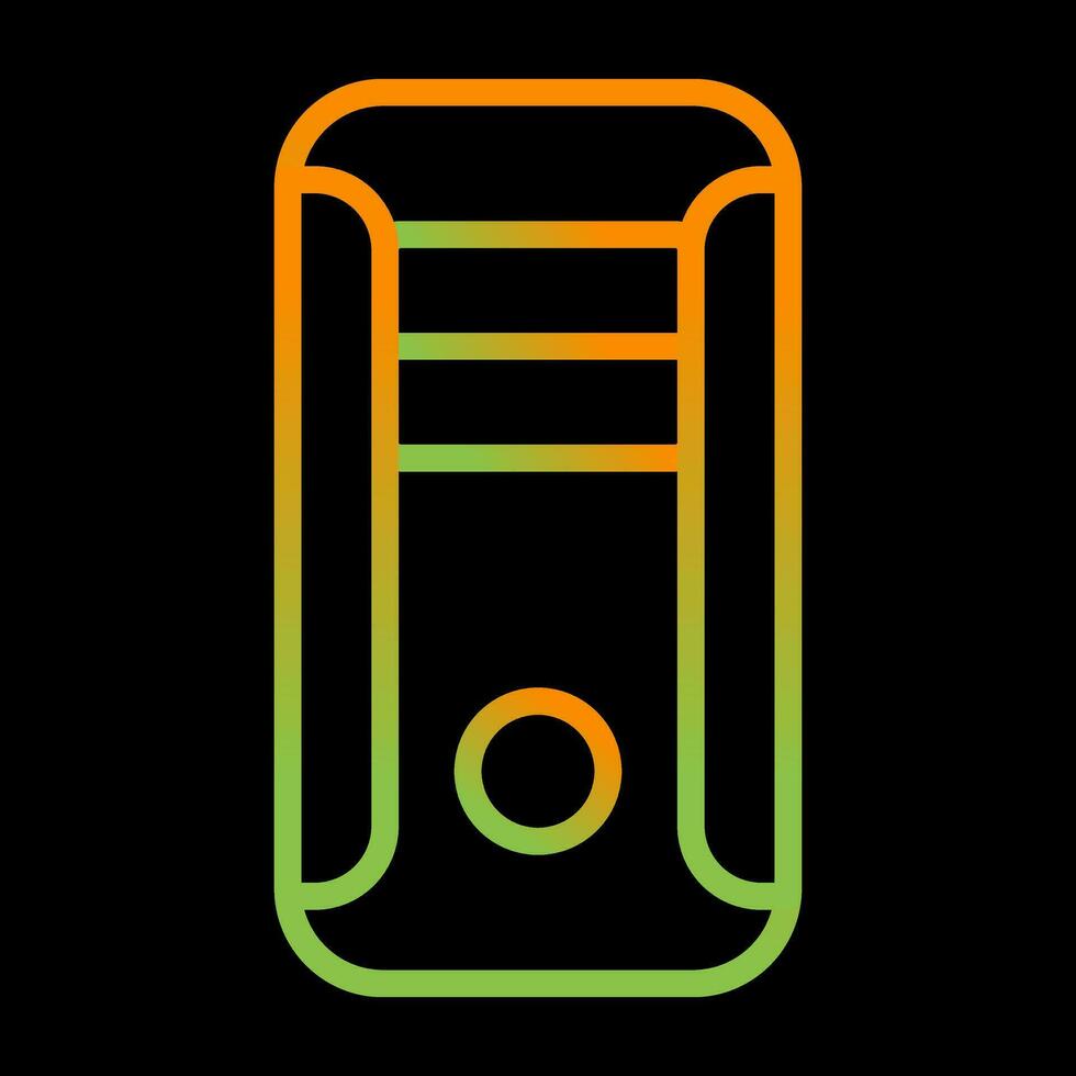 Cpu Tower Vector Icon