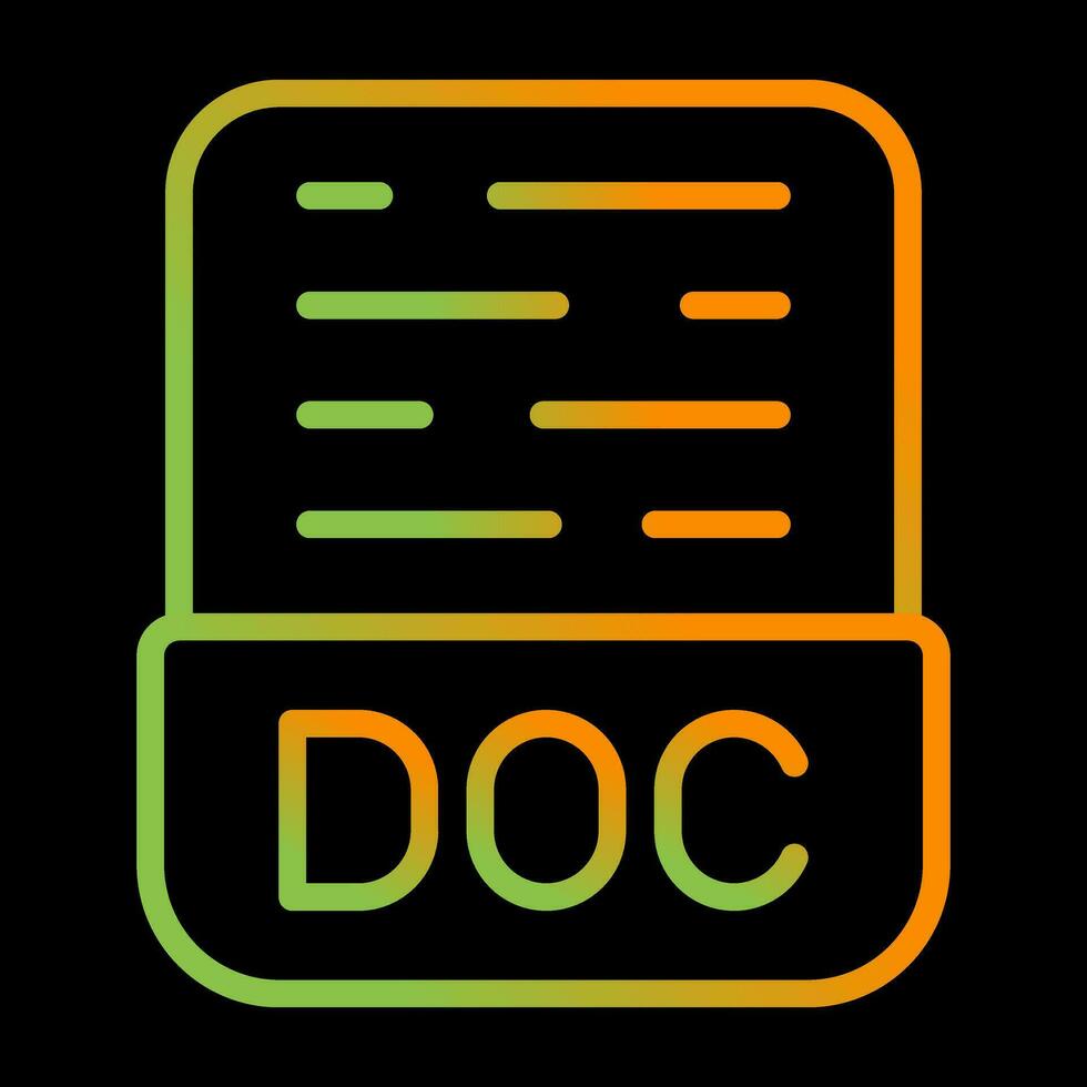 DOC Vector Icon