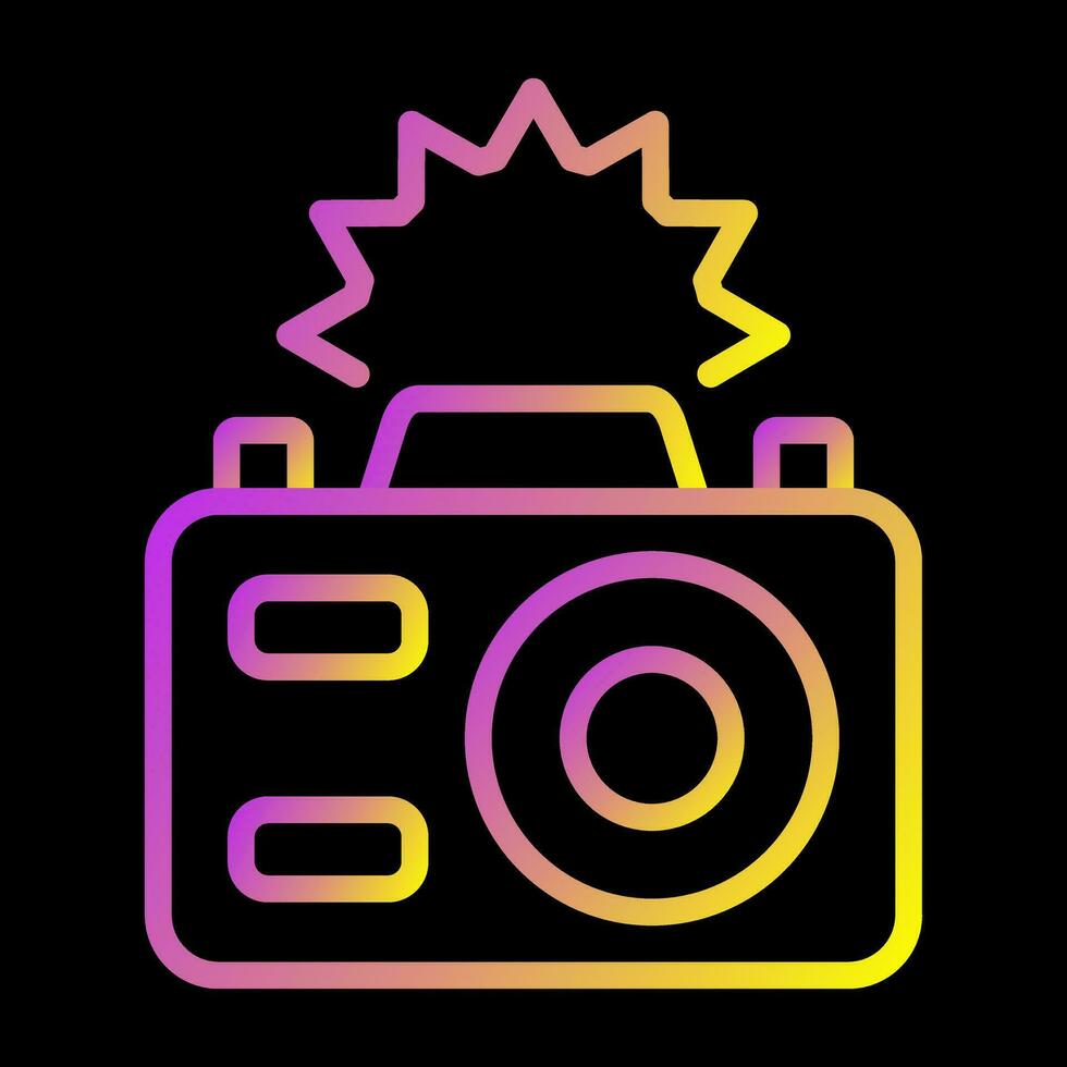 Camera Flash Vector Icon