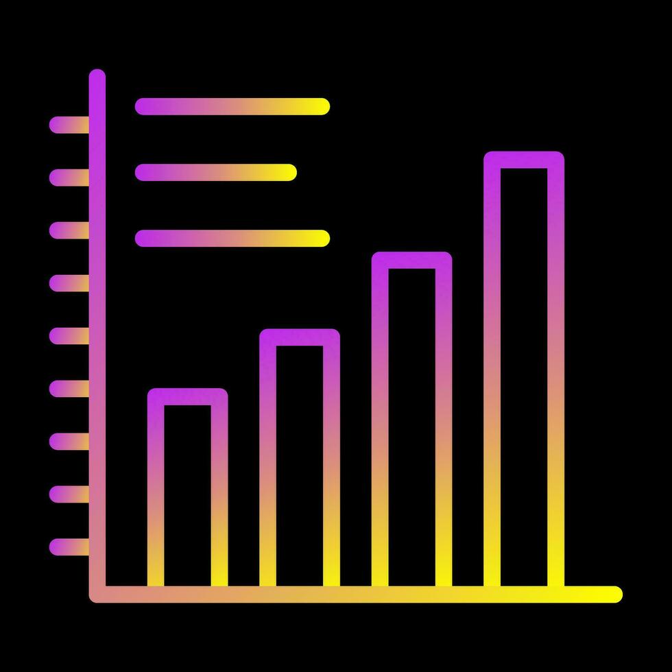 Bar Chart Vector Icon