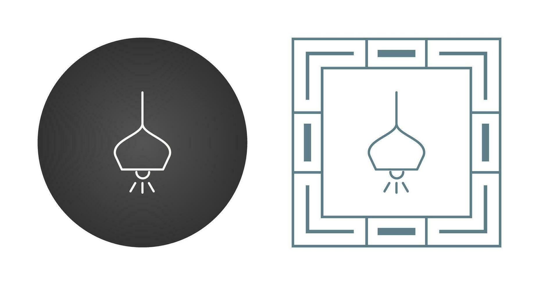 Overhead Light Vector Icon