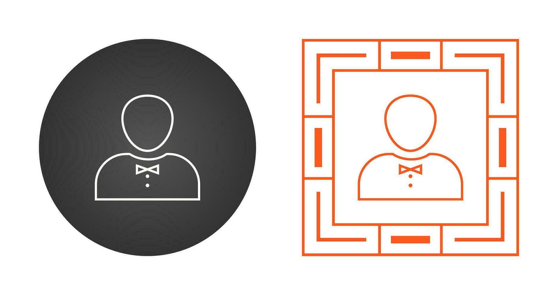 Waiter Vector Icon