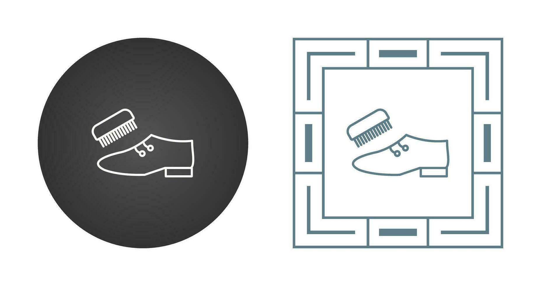 Shoe Polishing Vector Icon