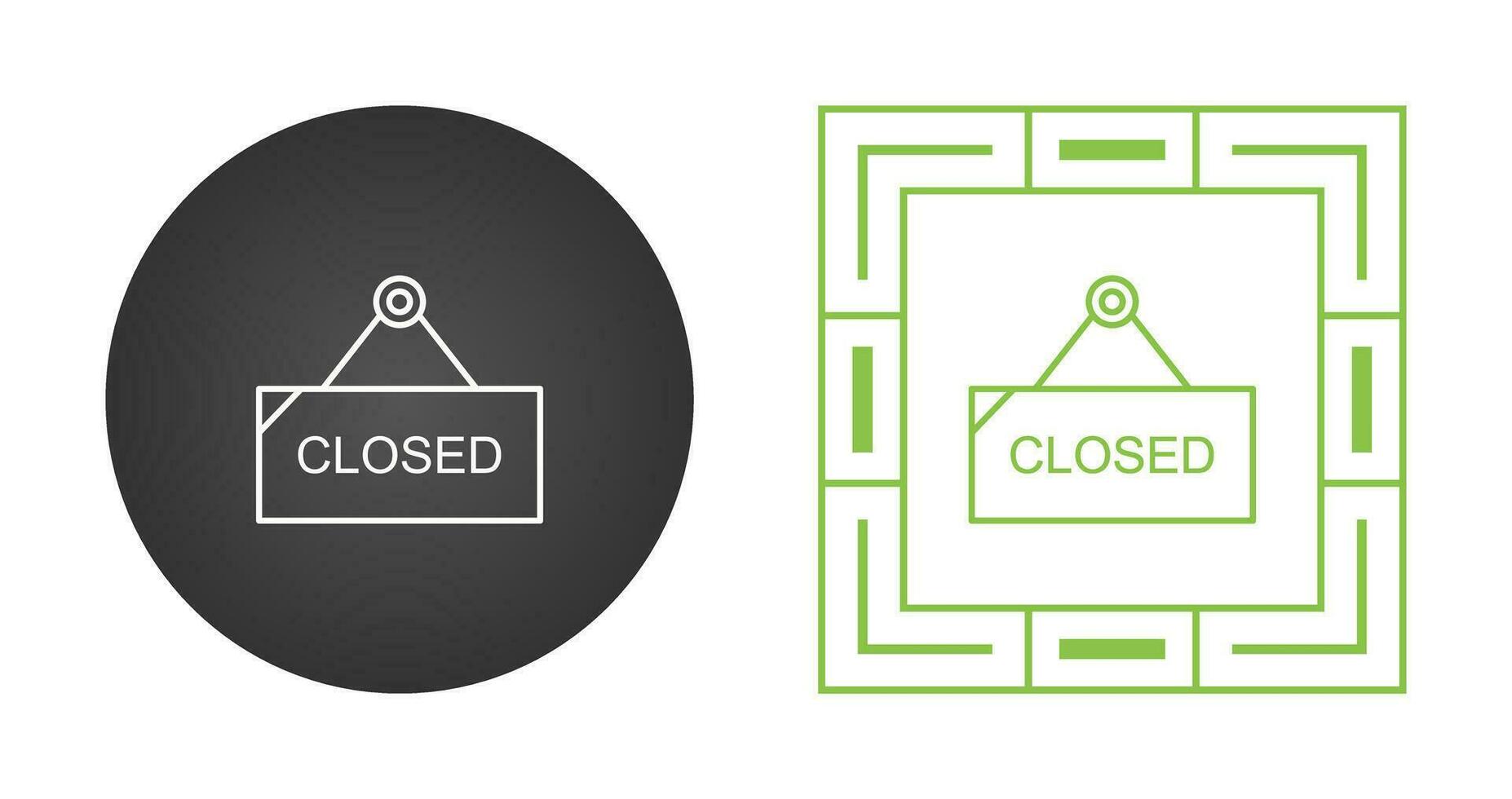 Closed Tag Vector Icon