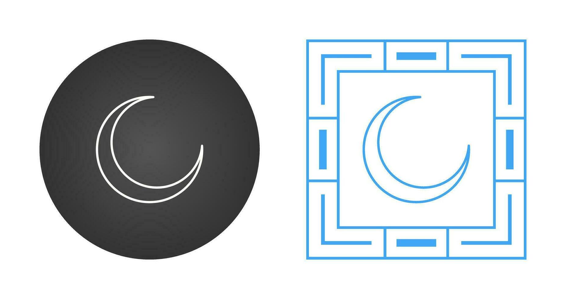 New Moon Vector Icon