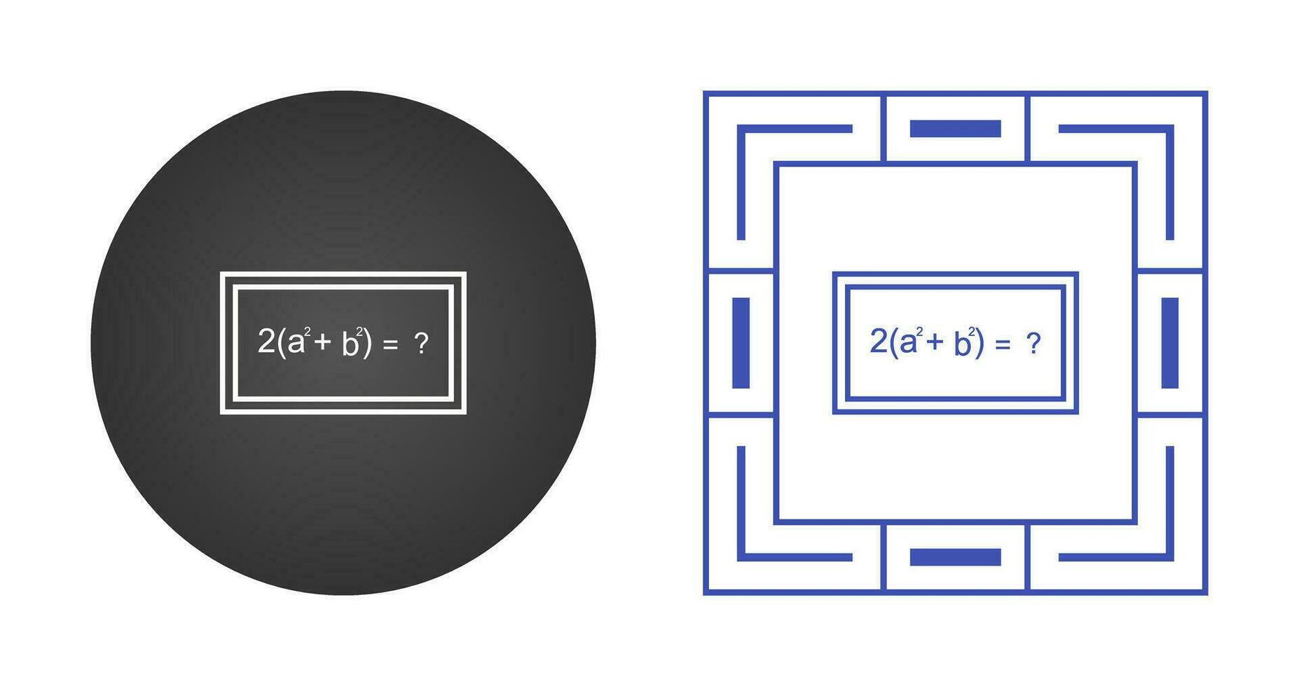 Solving Formula Vector Icon