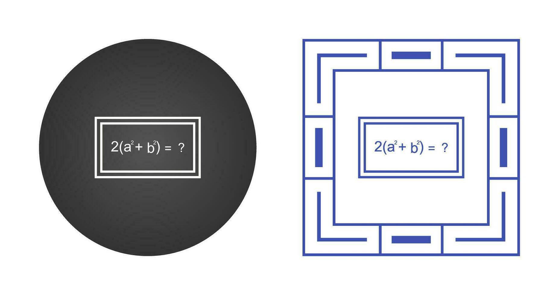 Solving Formula Vector Icon