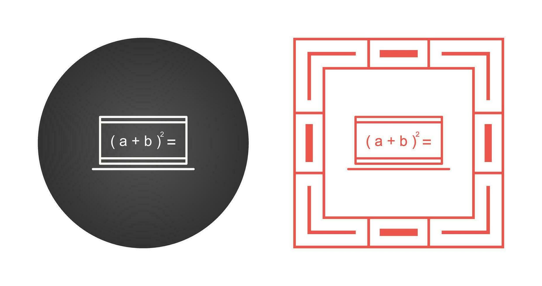 Online Formula Vector Icon