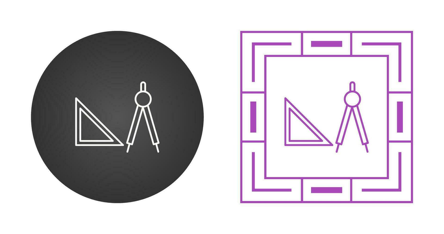 Geometry Tools Vector Icon