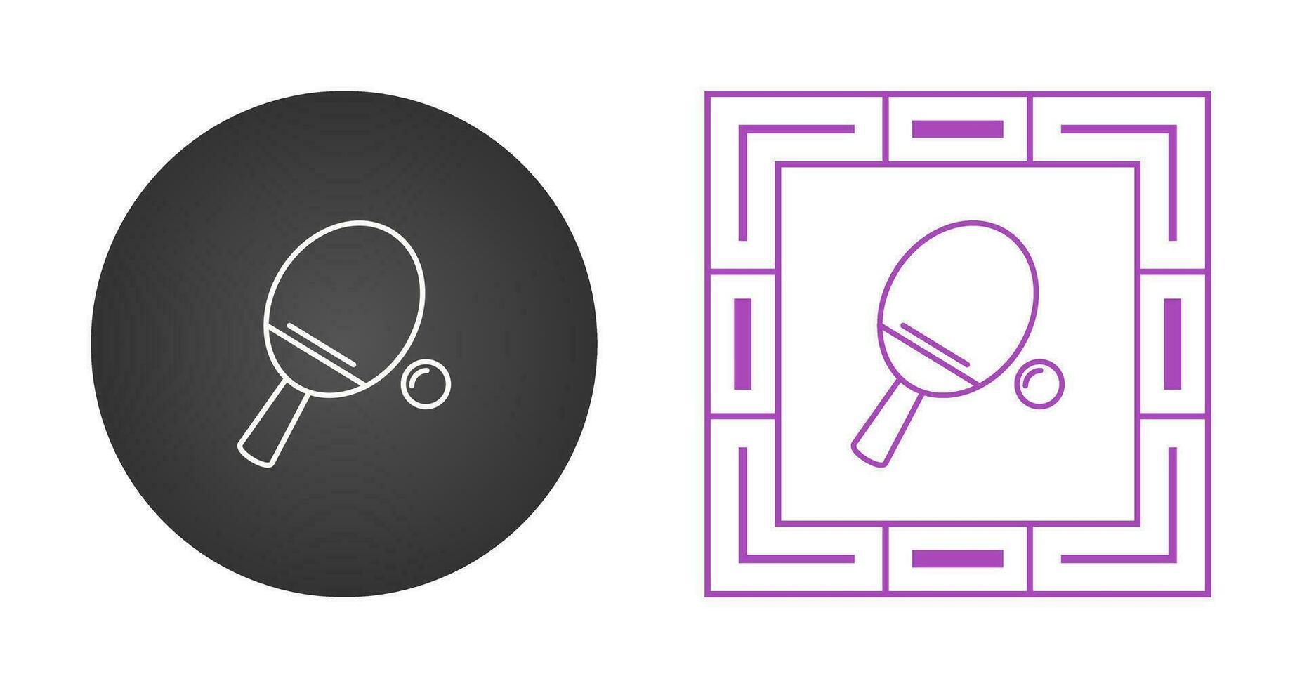Table Tennis Vector Icon