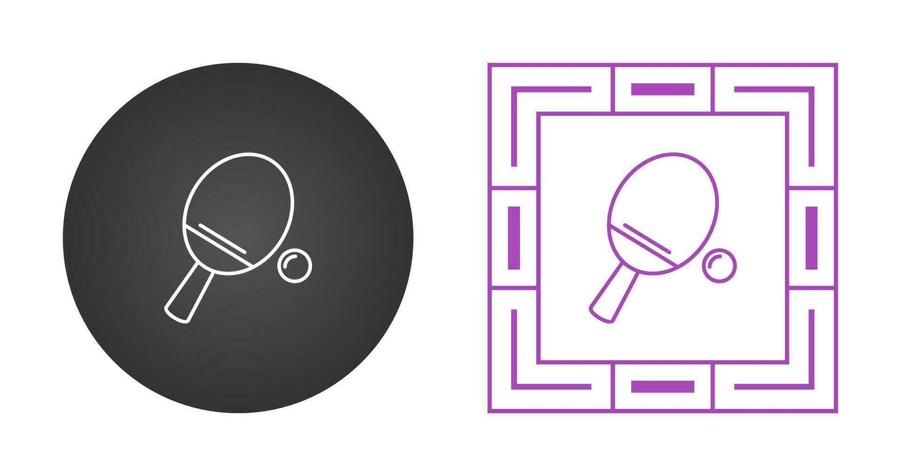 Table Tennis Vector Icon