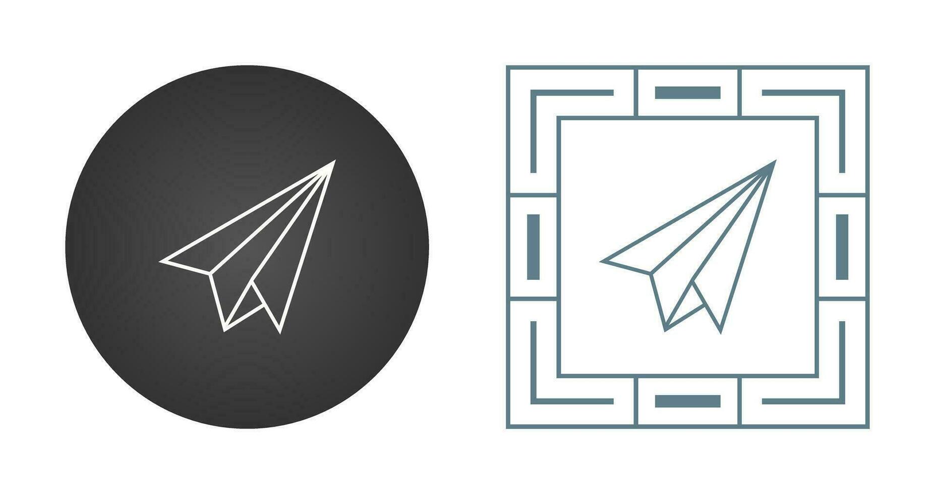 Paper Plane Vector Icon