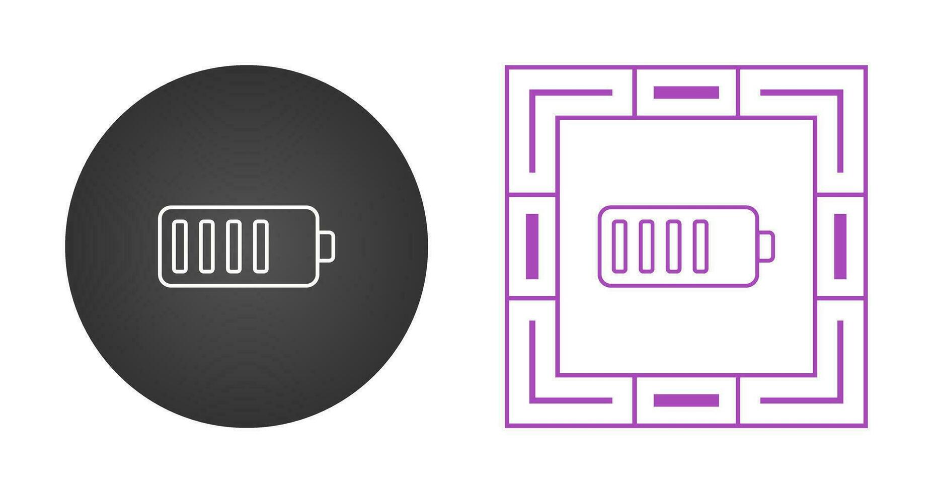 Full Battery Vector Icon