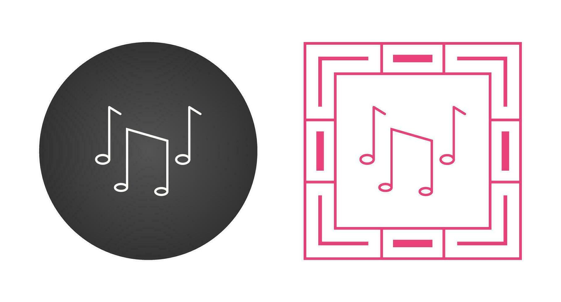 Musical Notes Vector Icon