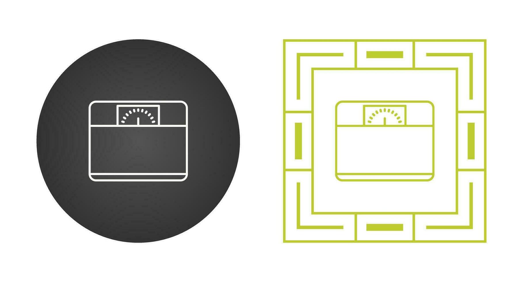 Weighing Machine Vector Icon