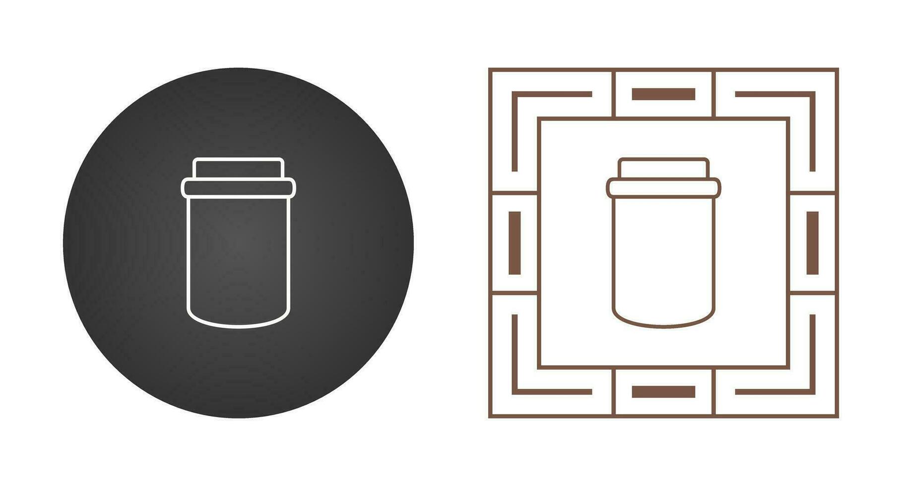 Jam Bottle Vector Icon