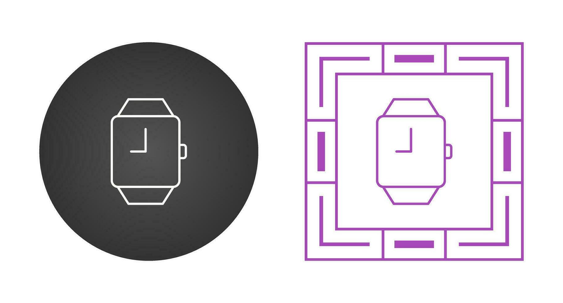 Stylish Watch Vector Icon