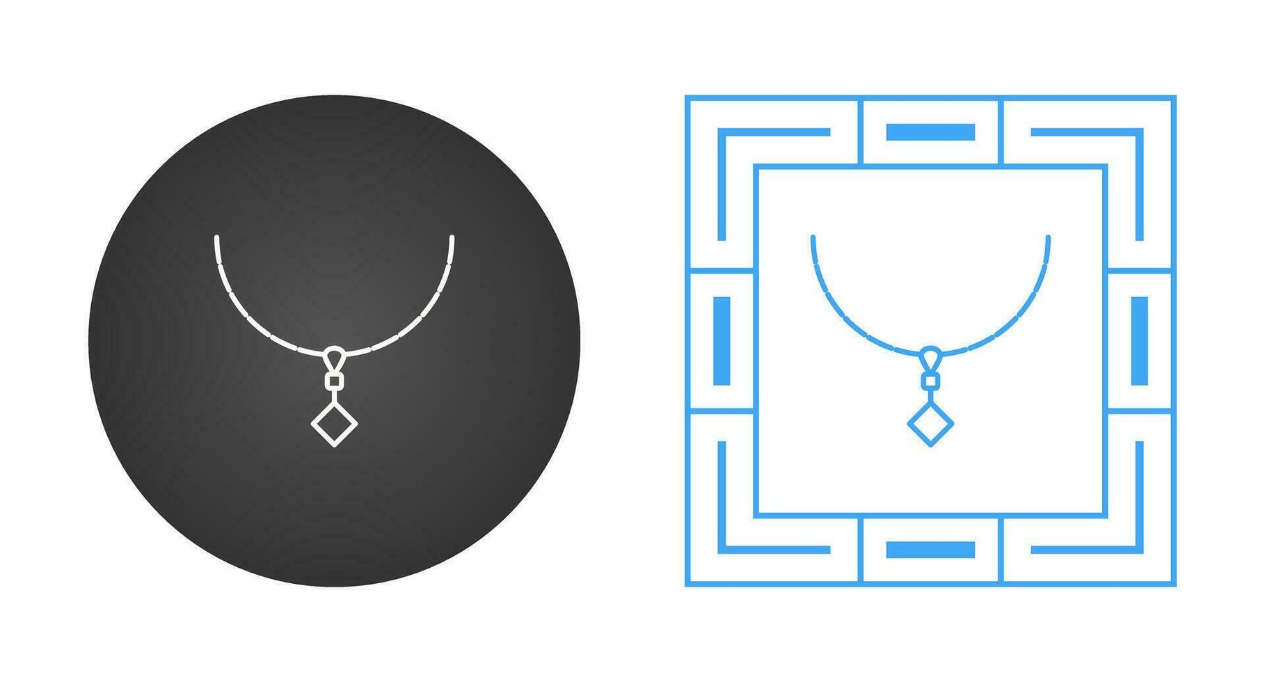 icono de vector de collar