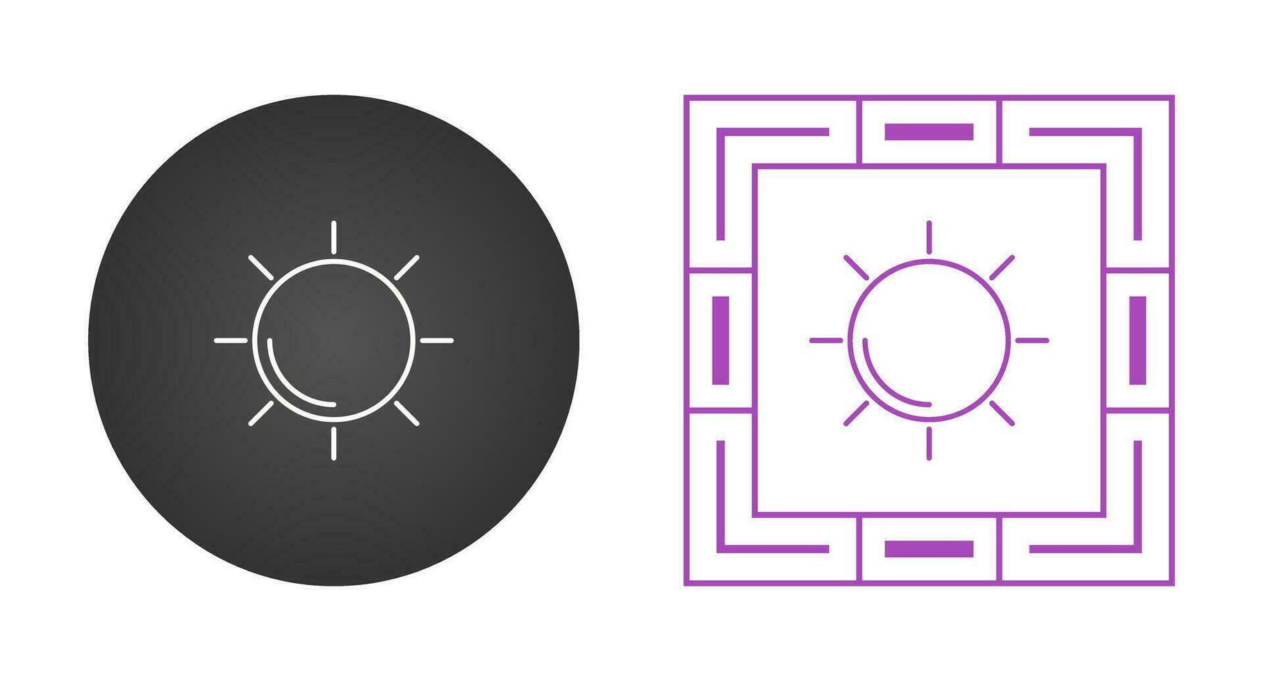 Sun Vector Icon