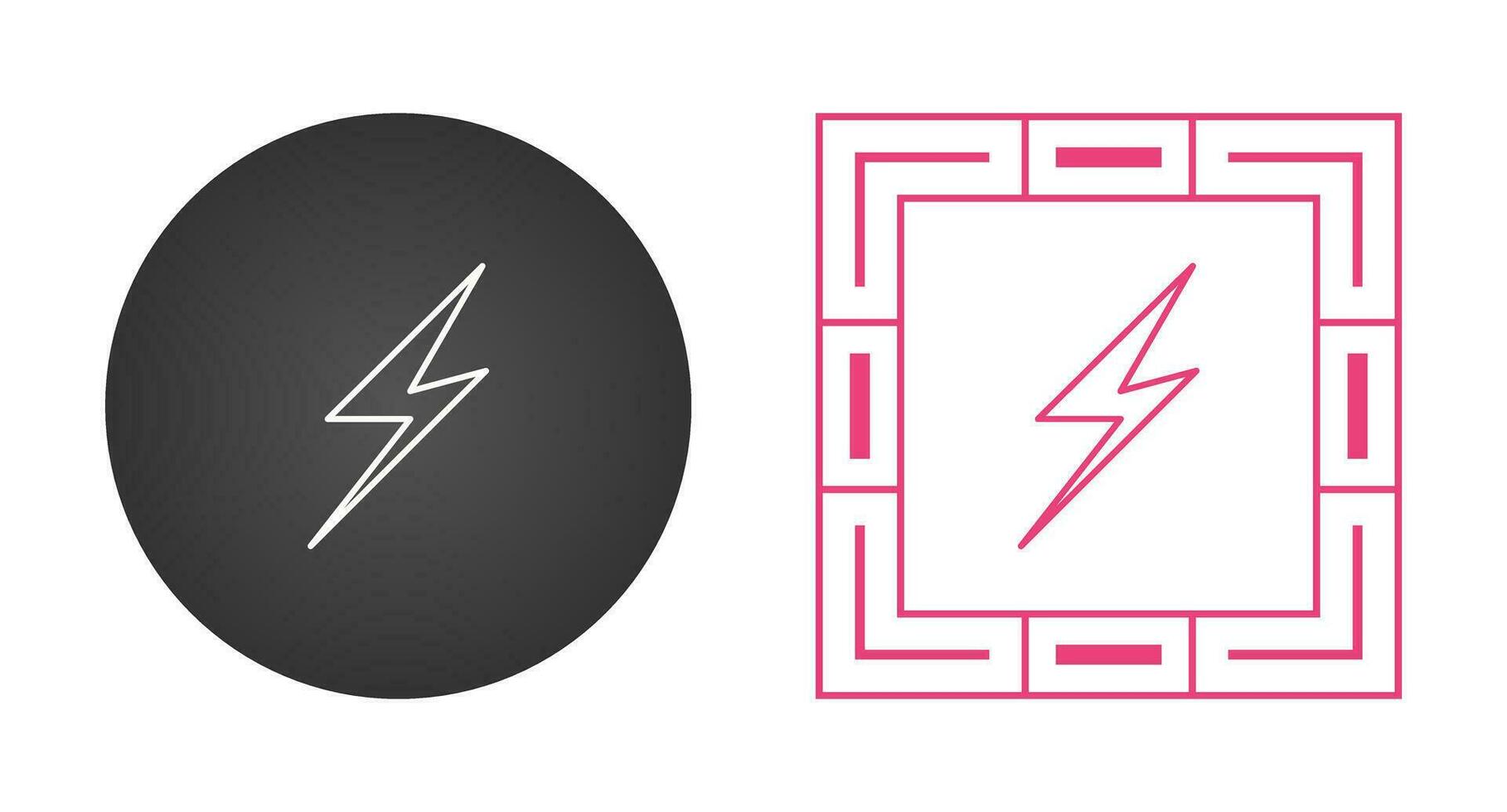 Lightening Vector Icon