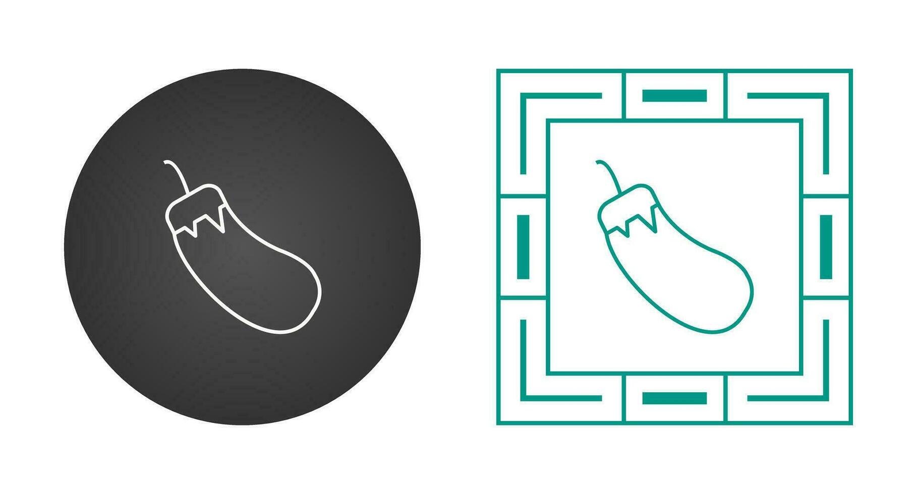 Eggplant Vector Icon