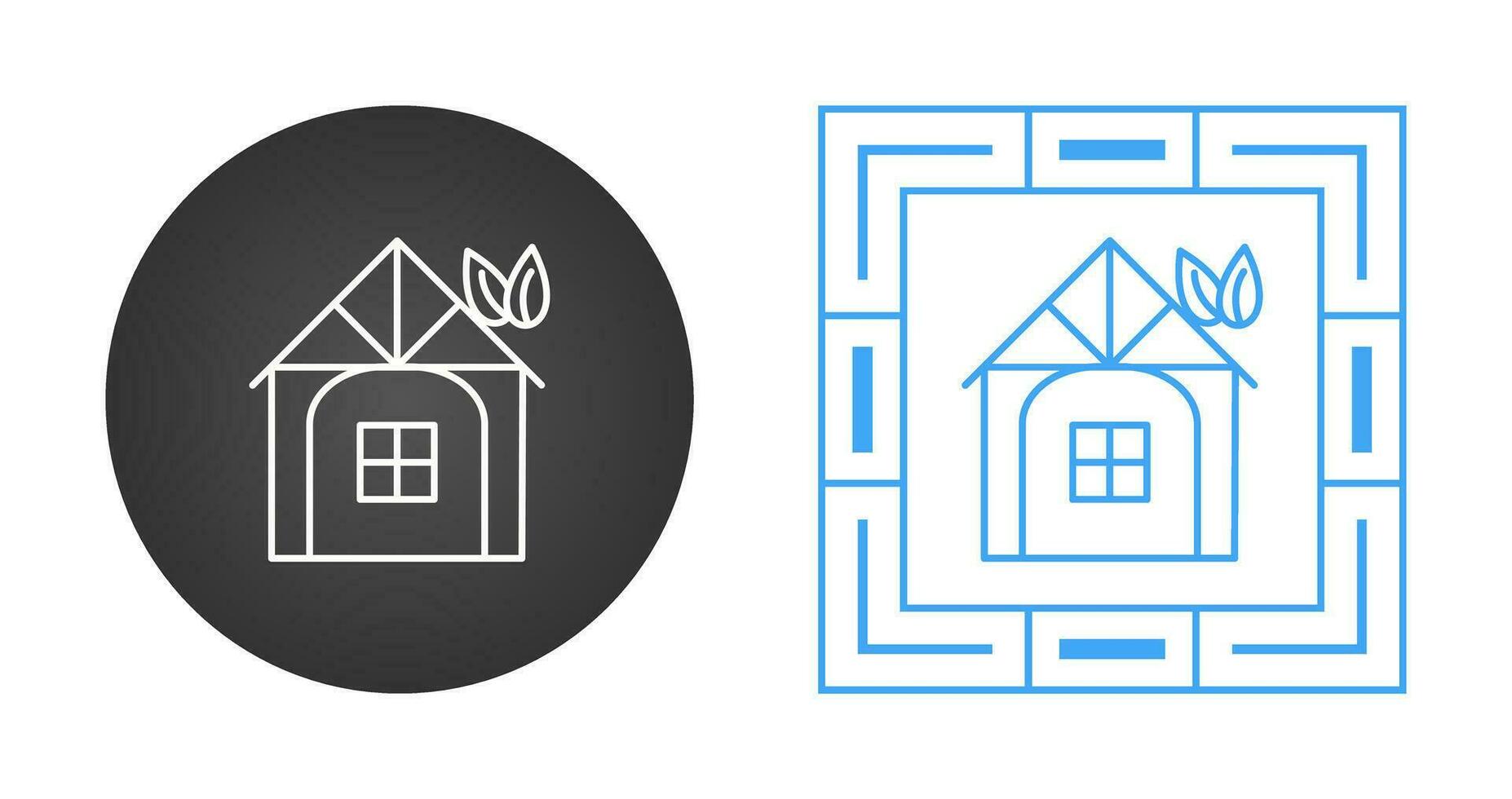 Eco friendly House Vector Icon
