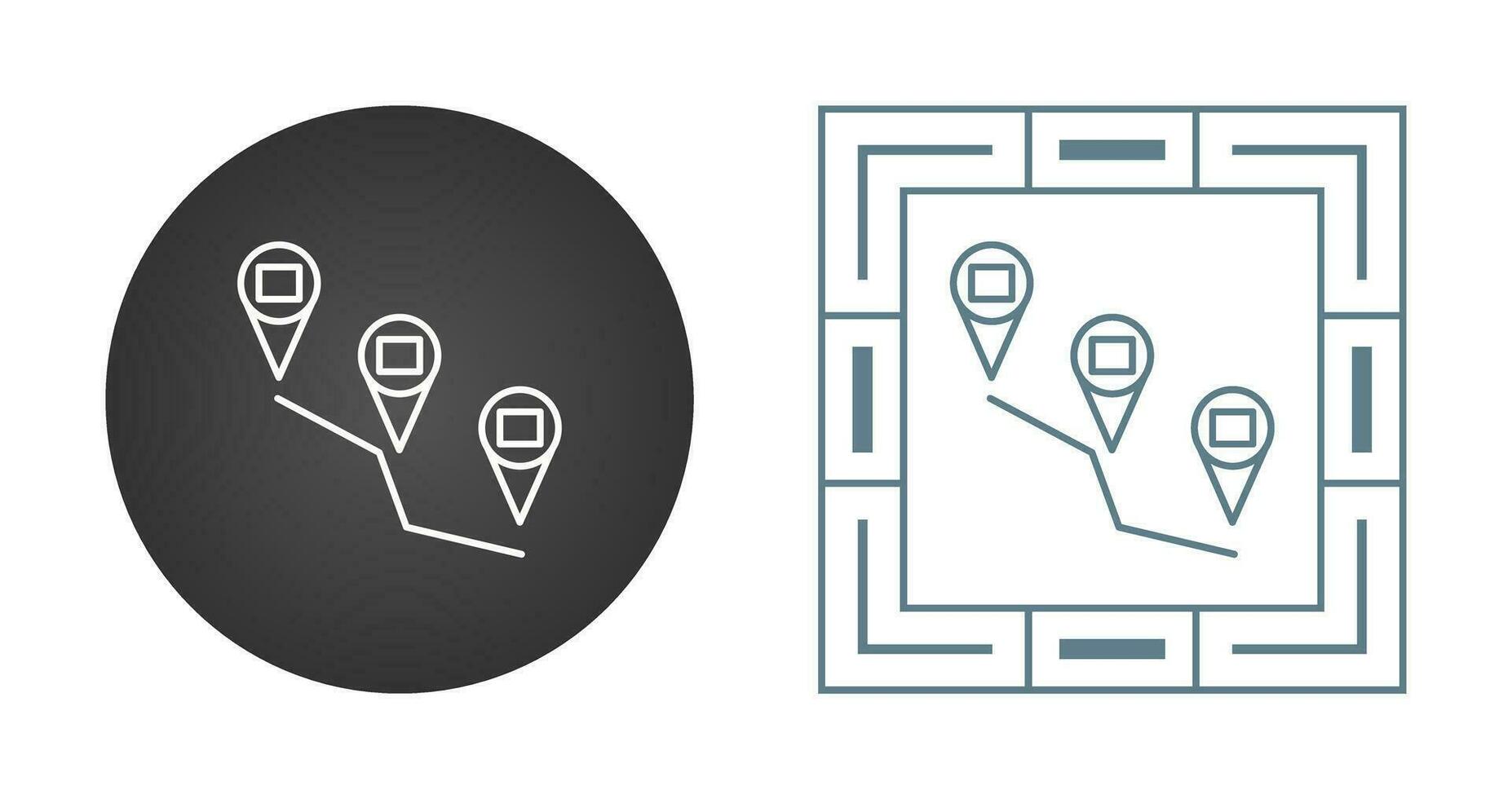 Reaching Destination Vector Icon