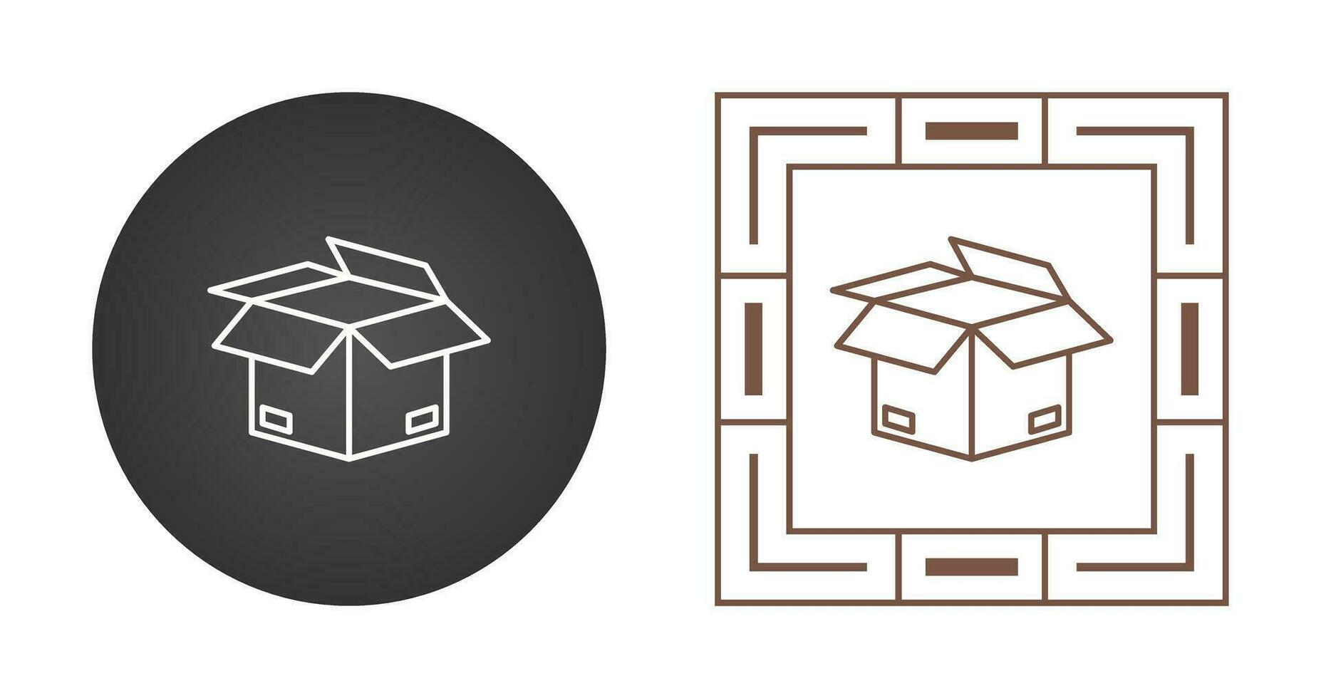 Open Box Vector Icon