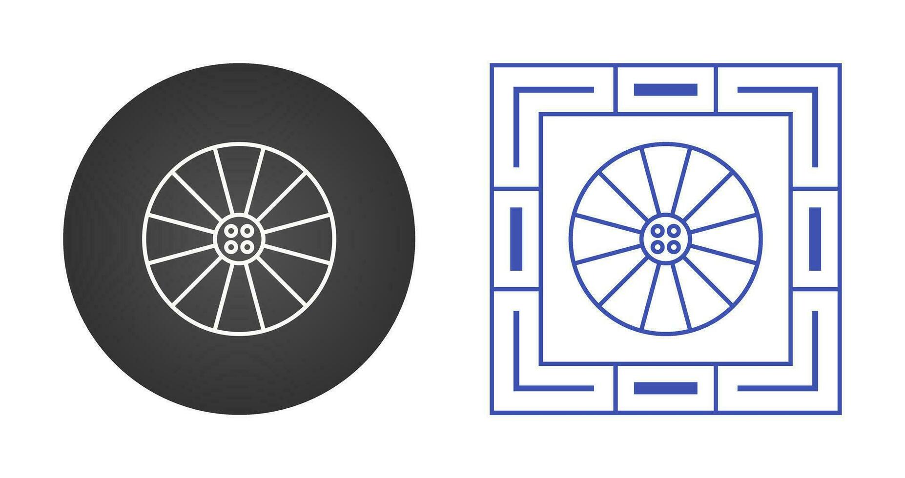 Wheel Vector Icon