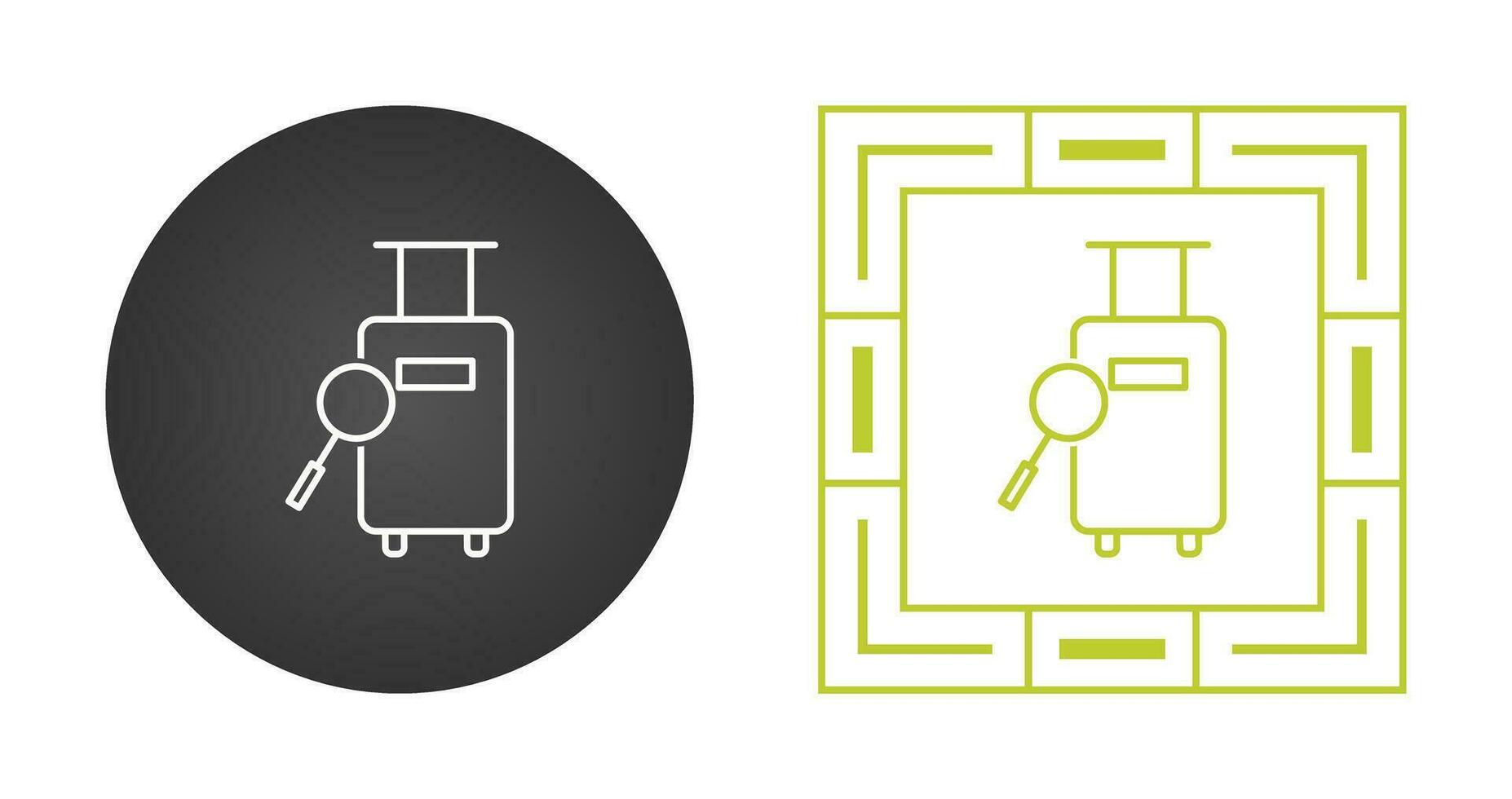 Find Luggage Vector Icon